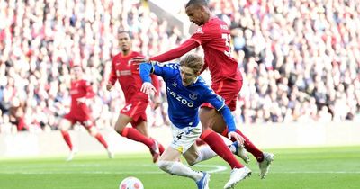 Anthony Gordon's blunt four-word response to diving claims following Everton defeat