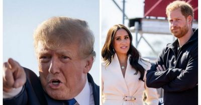 Donald Trump predicts Meghan and Harry's marriage will 'end badly' and calls for Queen to strip them of all titles