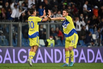Juventus solidify their top-four place in Serie A with victory at Sassuolo