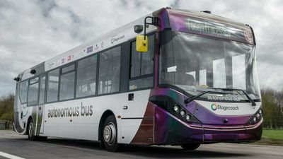 Full-Size Autonomous Bus Now On The Road In Scotland For Testing