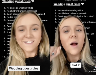 Woman sparks debate after revealing her list of 13 strict wedding rules: ‘No boring people’