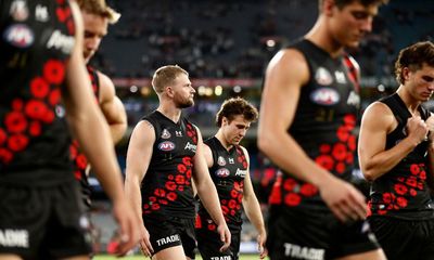 Essendon bring heat in AFL’s Anzac Day clash but still lack polish