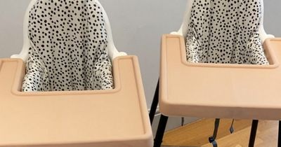 Mum praised for giving IKEA's £15 Antilop highchairs 'designer' transformation