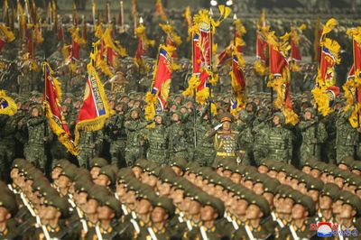 North Korea holds military parade, testing US and allies