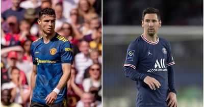How Cristiano Ronaldo and Lionel Messi compare in 2022 for Manchester United and PSG