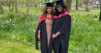 Wythenshawe mum and daughter graduate on the same day from the same course