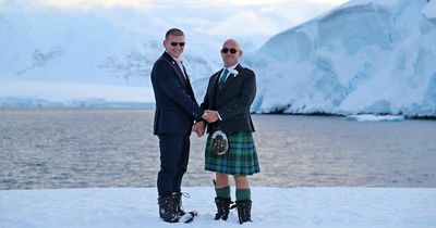 Same-sex couple ‘proud to be part of history’ after tying the knot in Antarctic
