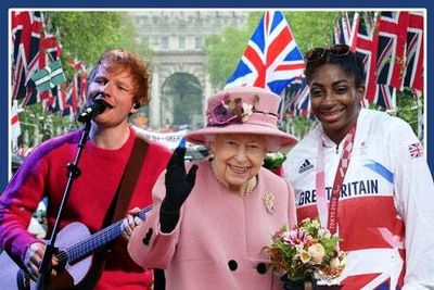 Ed Sheeran leads Platinum Jubilee cast of stars to honour Queen