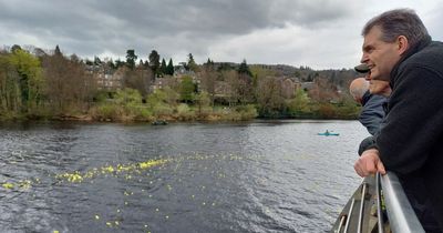 Perthshire scouts put on a duck race to remember