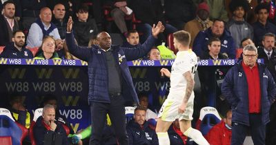 Patrick Vieira gets Leeds United reaction he wanted from Crystal Palace players