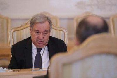 UN boss Antonio Guterres calls for humanitarian corridors in Ukraine after meeting Sergei Lavrov in Moscow