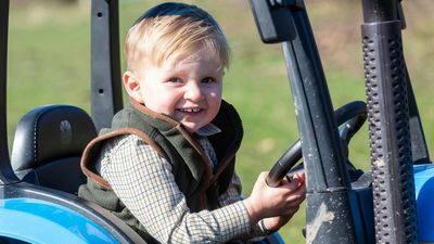 VIDEO: Boy Aged Three That Has A Real Farm To Play With, And Even Drives A Real Tractor