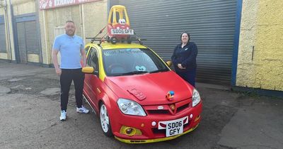 Strathaven man set for North Coast 500 charity challenge in 'kid's toy-themed' car