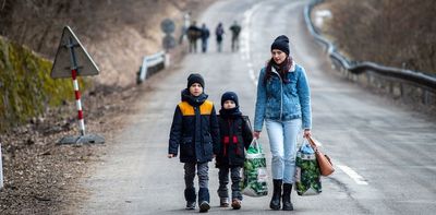 Even once female Ukrainian refugees reach safety, they face new burdens as single heads of household
