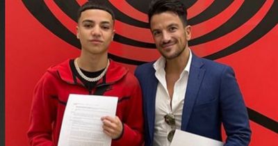 Peter Andre tells Junior to be 'bigger' than he was at 16 as he prepares to drop music