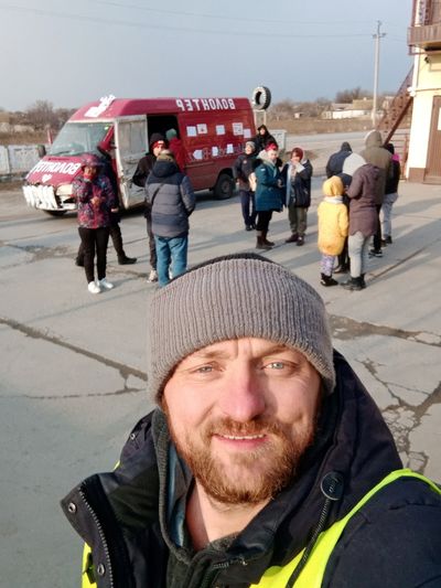 The man who evacuated 200 people from Mariupol in a battered red van