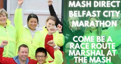 Come be a race route marshal at the Mash Direct Belfast City Marathon