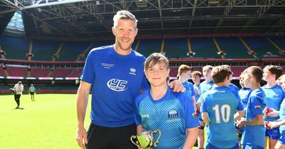 Famous rugby father and talented son triumph at Principality Stadium as coach and captain