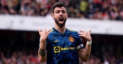 Man Utd's Bruno Fernandes blasted for "lashing out wildly" against Liverpool and Arsenal