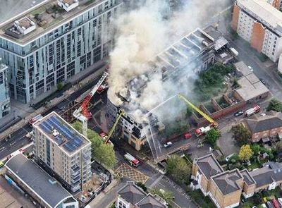 Deptford fire: 120 firefighters bring ‘intense’ blaze under control in south-east London