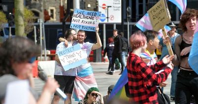 'Torture won't fix me' Protestors gather in Cardiff against transgender conversion therapy