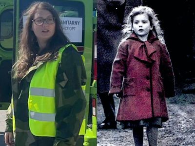 She was the girl in a red coat in ‘Schindler’s List’. Now, she’s helping Ukrainian refugees in Poland