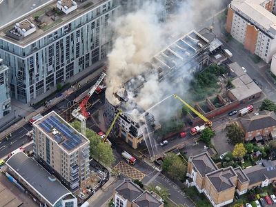 120 firefighters respond to ‘intense’ blaze at block of flats in London