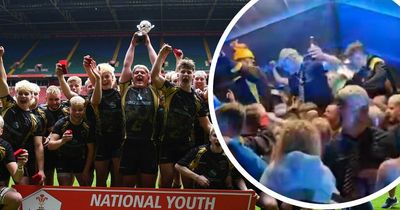 The best Youth rugby team in Wales just sparked a huge party in their town