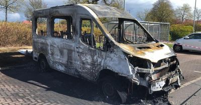 Edinburgh teen charity devastated after heartless vandals torch mini bus