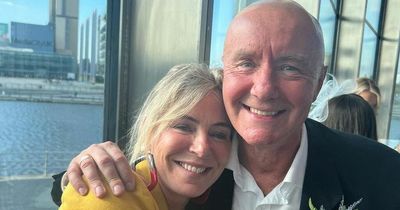 Edinburgh author Irvine Welsh gushes over new fiancée as couple attend wedding