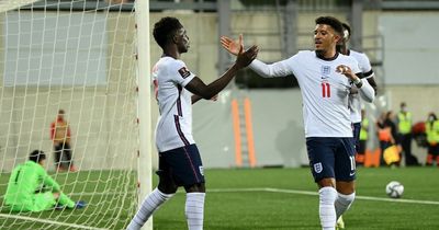 Bukayo Saka proves Jadon Sancho wrong after England goal scoring claim