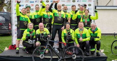 Long Covid sufferer Gerard McLarnon completes epic cycle with oxygen cylinders on his back