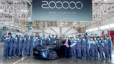 NIO Celebrates Production Of 200,000th Electric Car