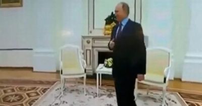 Putin shakes uncontrollably in new video meeting Belarus leader amid Parkinson's rumours