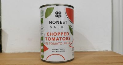 We tried 'value' tinned tomatoes from Aldi, Lidl, Sainsbury's and one 28p tin impressed us