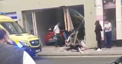 Woman dies after runaway car hits pedestrians before ploughing into shop in horror Sligo crash