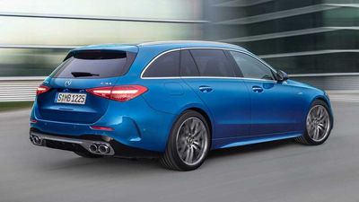 2023 AMG C43 Gets The Wagon Treatment In Europe Where Long Roofs Still Matter