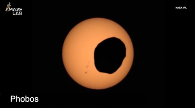 Picture Perfect: NASA’s Perseverance Rover Captures Martian Solar Eclipse
