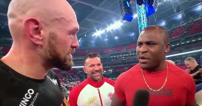 Tyson Fury and Francis Ngannou warned face-off in ring was "rude"