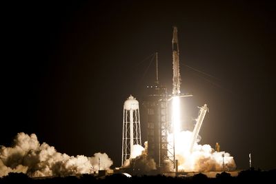 Elon Musk’s SpaceX launches latest crew of astronauts to ISS