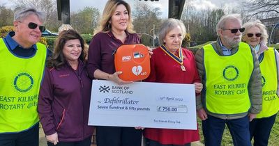 Rotary club help Lanarkshire supermarket install life-saving defibrillator
