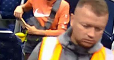 Police release CCTV of man after girl seriously injured on Glasgow train