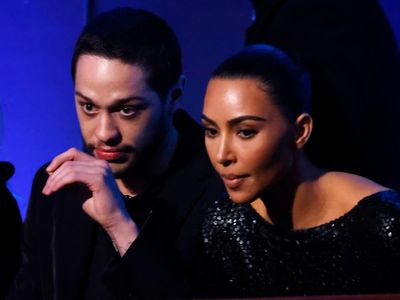 Kim Kardashian and Pete Davidson hold hands in new picture