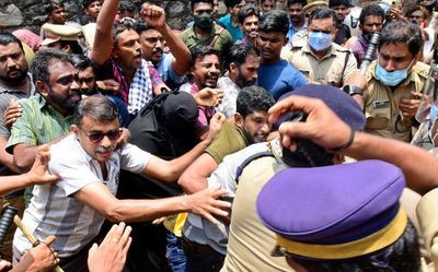 Residents, police clash at proposed STP site