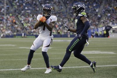 Broncos WR K.J. Hamler’s getting tips from Tyler Lockett on playing with Russell Wilson