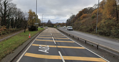 Crash closes Great Western Road at Bowling as commuters face traffic chaos on A82