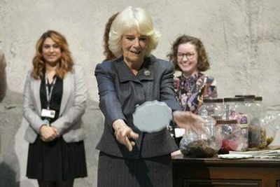 Camilla smashes plates at National Theatre as she gets involved with new play