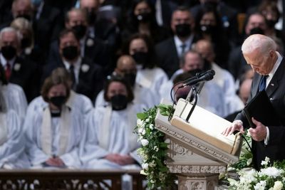 Biden lauds Madeleine Albright at dignitary-packed funeral