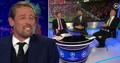 Peter Crouch "kills" Jake Humphrey with gaffe that leaves BT Sport studio in stitches