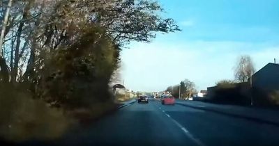 Driver filmed going the wrong way down dual carriageway